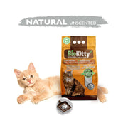 Biokitty Cat Litter - Natural | Unscent - 10L Biokitty